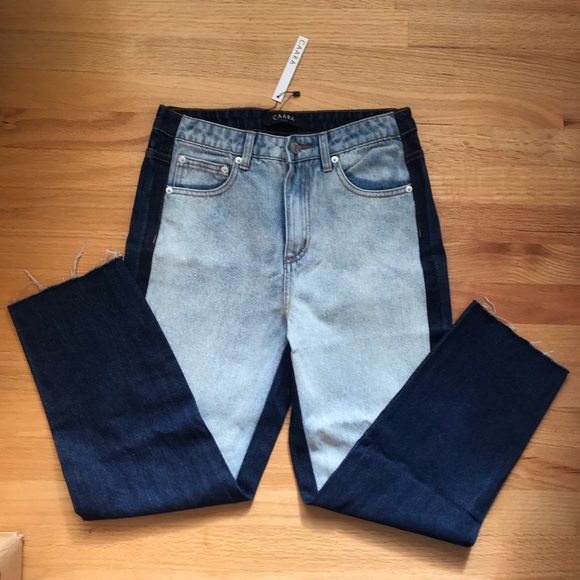 Caara Two Tone Jeans - Picture 1 of 5